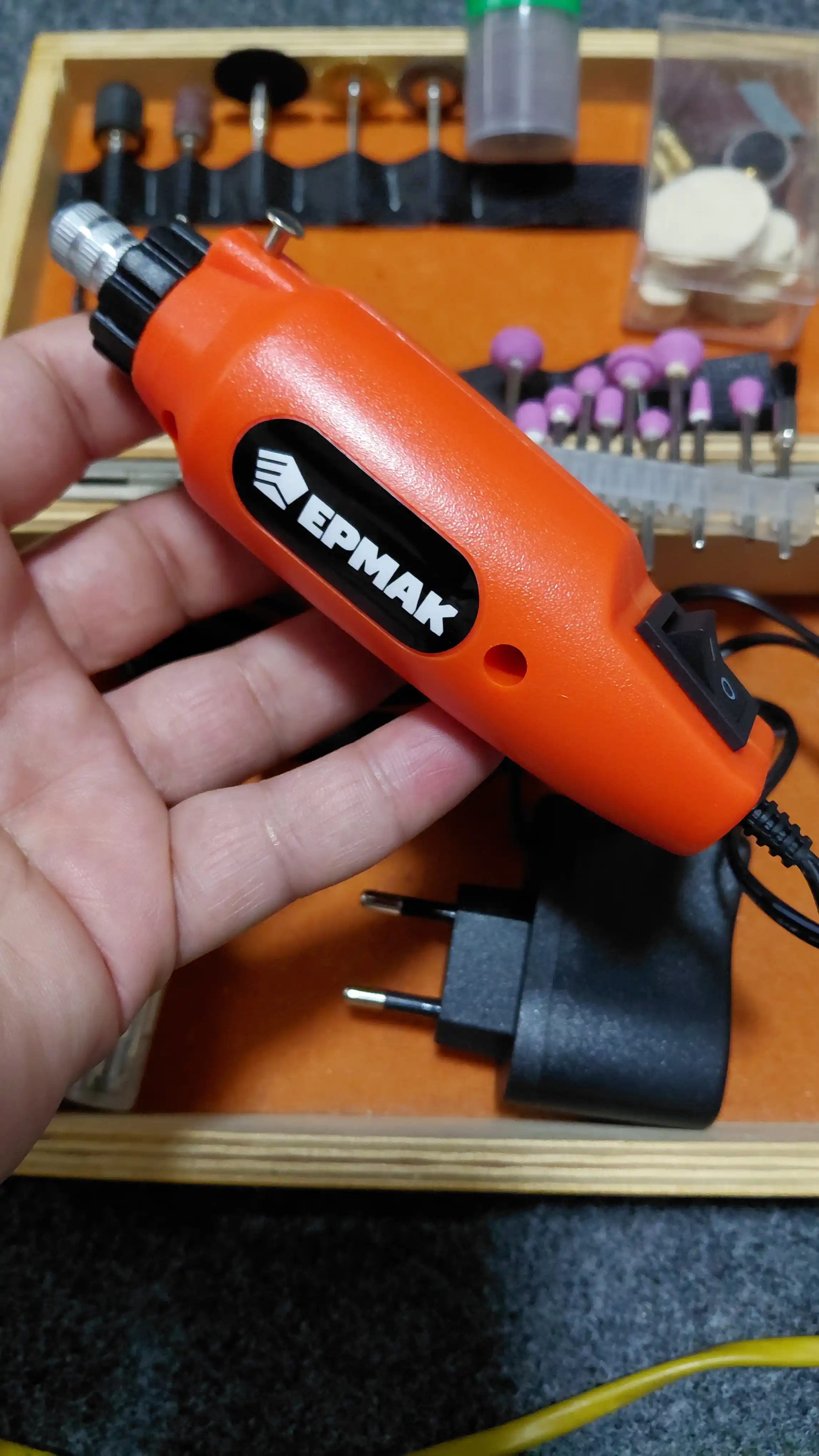 Graver elektr LENTA ERMAK, 80 dona nozullar kiritilgan