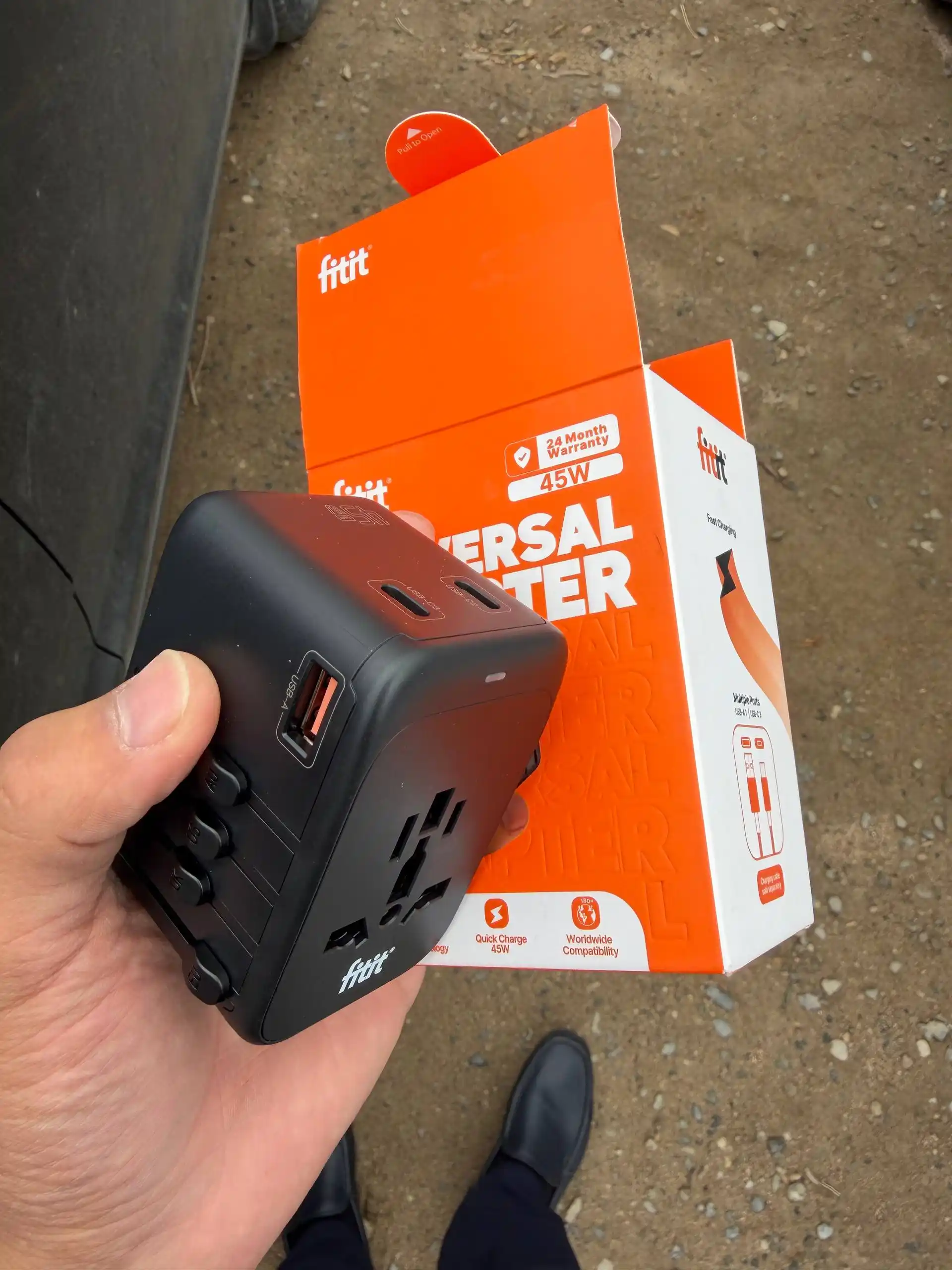 Fitit Universal Adapter 45W - universal kuchli adapter
