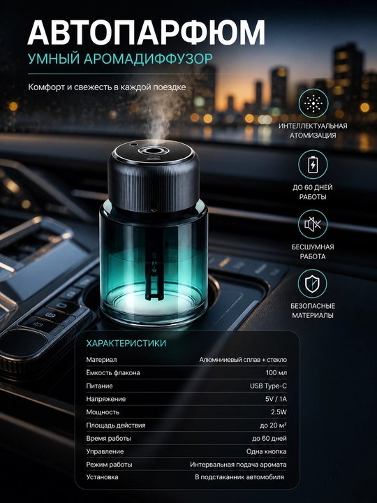 Aqlli avto-aromatizator - 