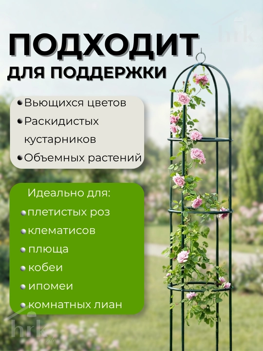 O'simliklar uchun bog' tayanchi, dekorativ ushlagich
