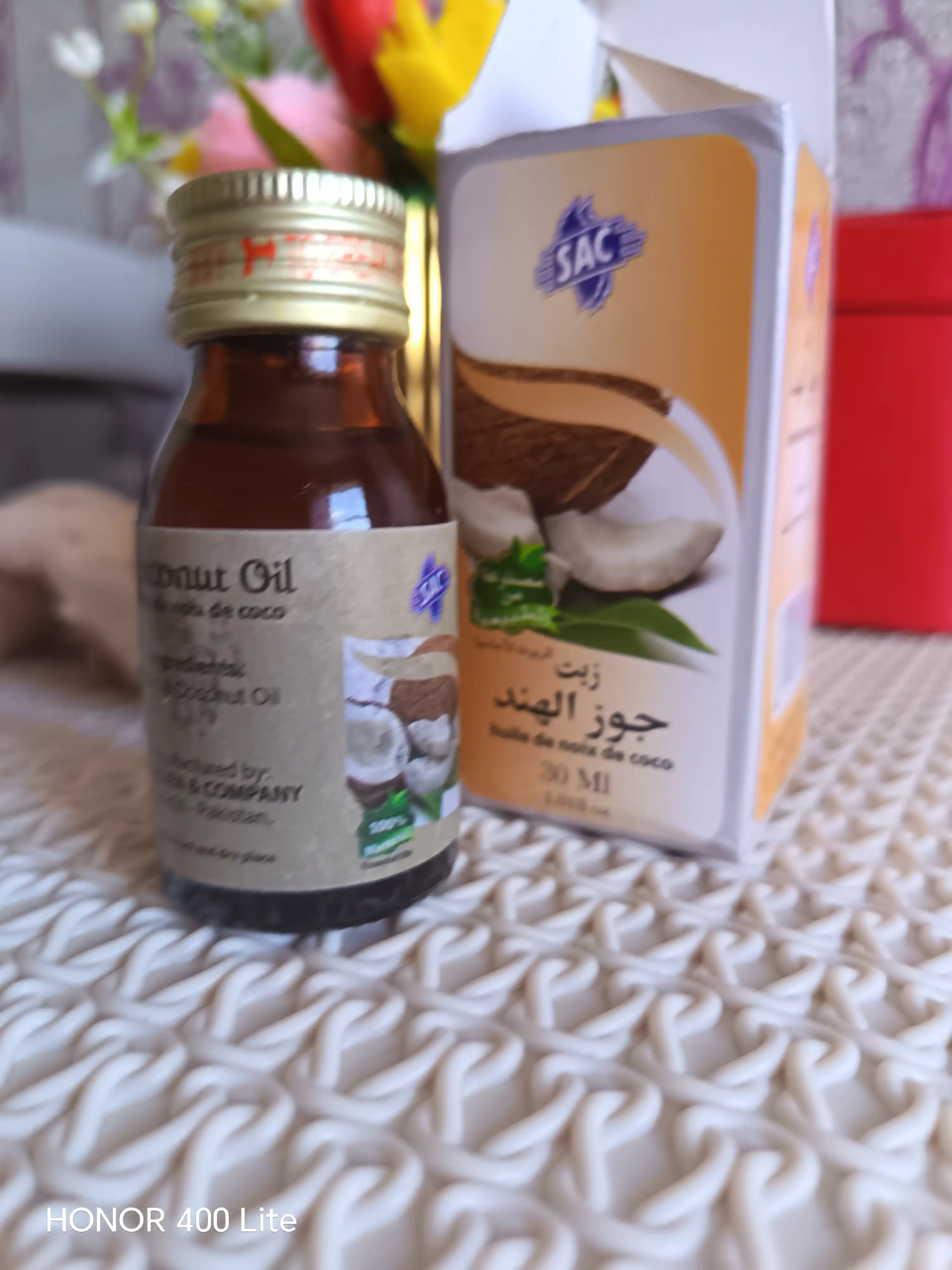 Kakos yog'i 100% tabiiy ''sac'' coconut oil, 30ml
