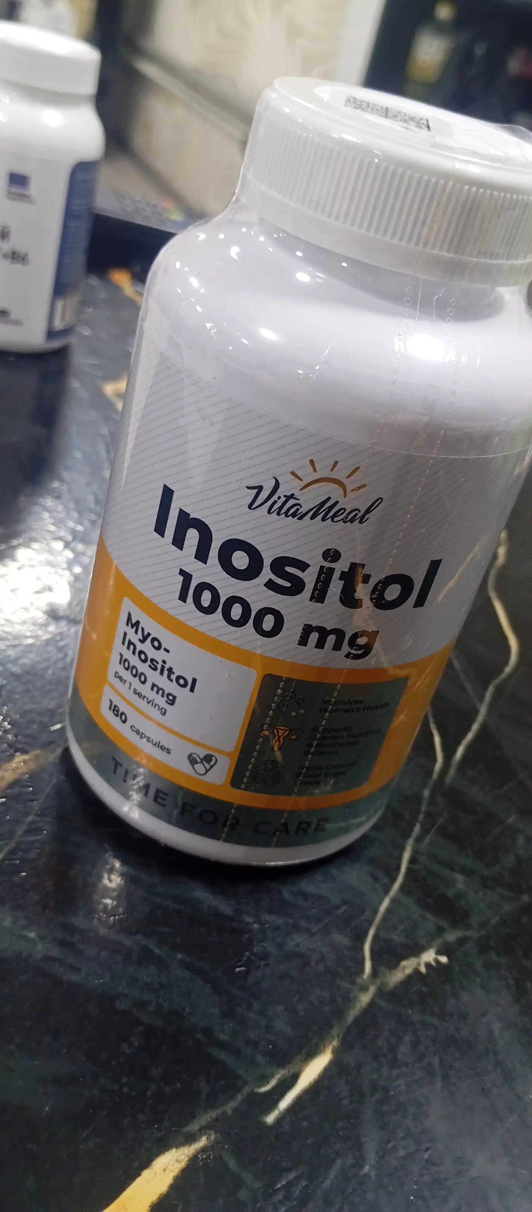 Inozitol, VitaMeal, 1000 mg, 180 kapsula