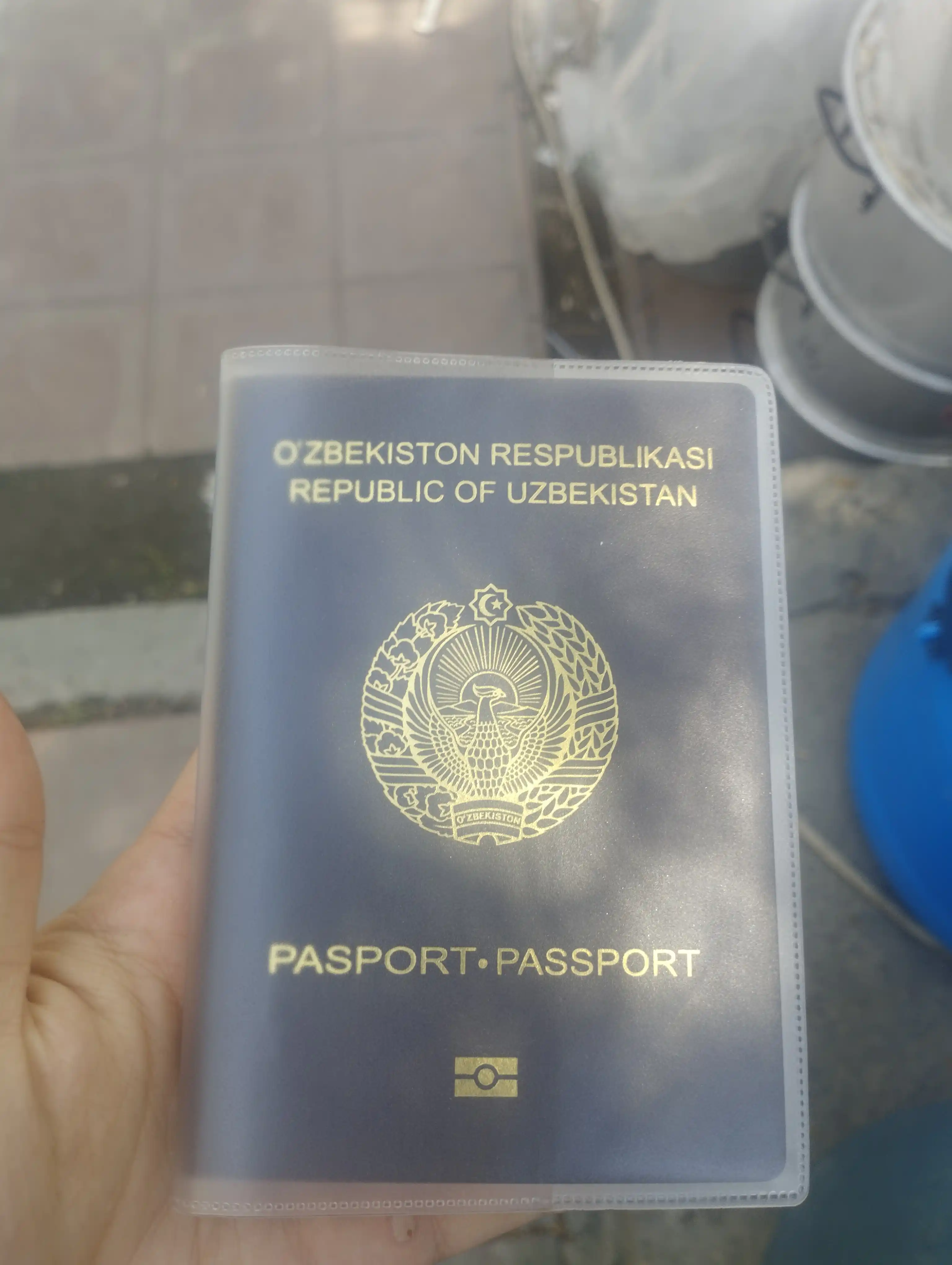 Обложка для заграничного паспорта, матовая, 1 штуки