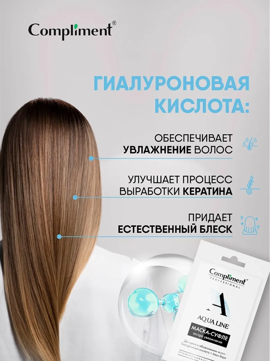 COMPLIMENT маска для волос Aqua Line, 25 мл