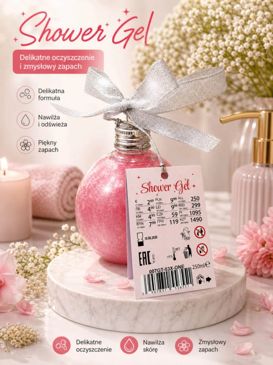 Pink Care — эстетичный гель для душа 250 мл Турция - 