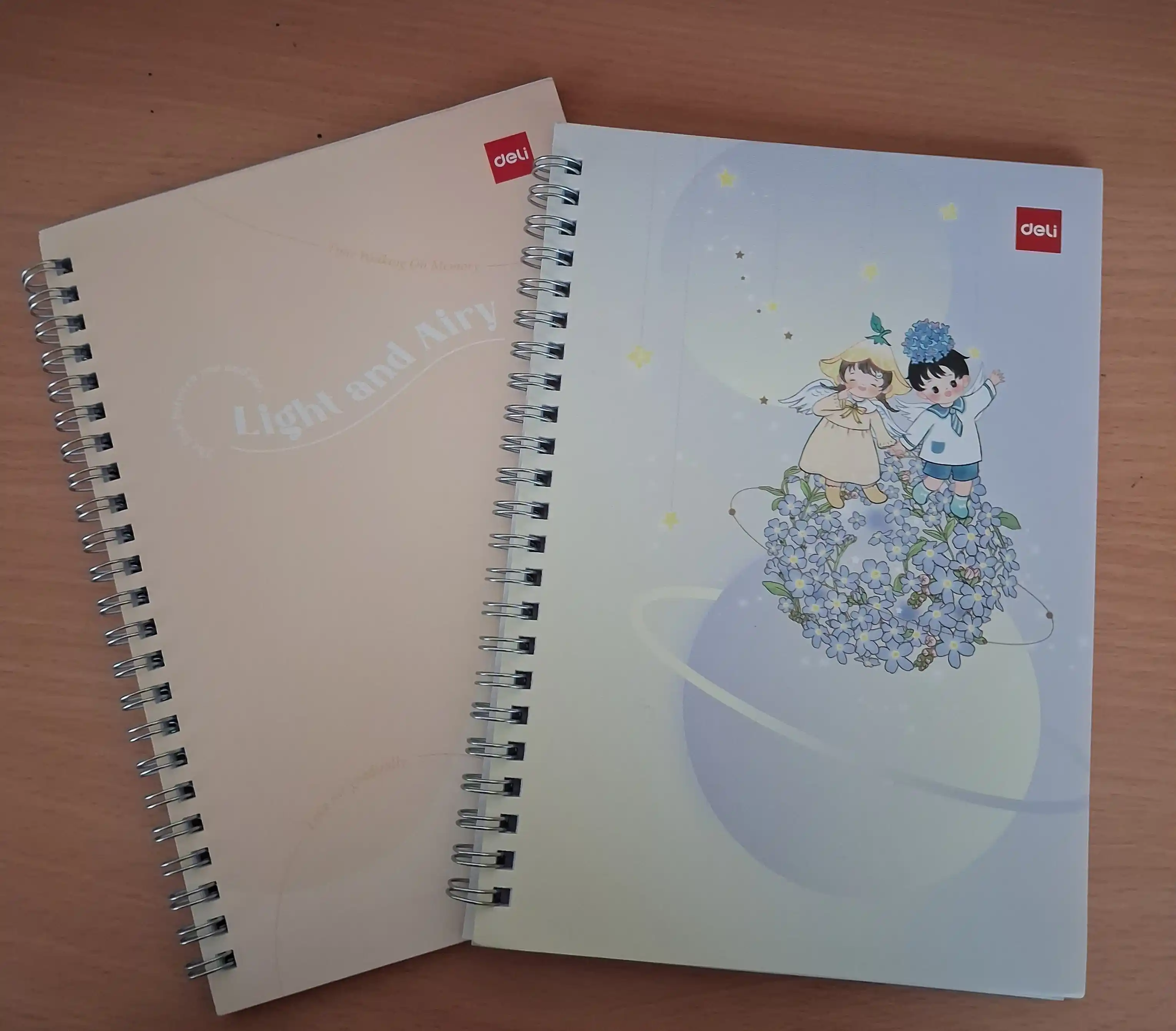 Spiralsimon bloknot, A5, 60 sheets, 70 gsm ELA560 (Flower planet)