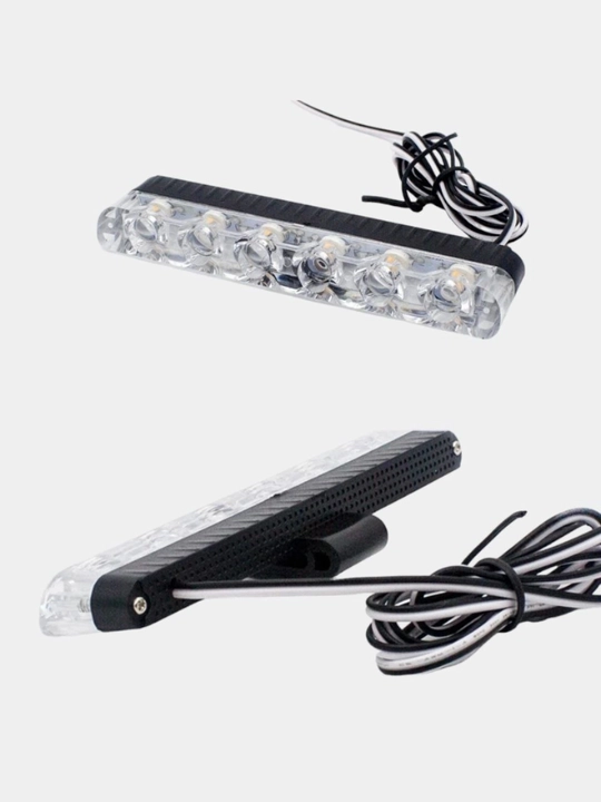 Стробоскопы на авто, 4 шт., 16 LED, с пультом, для решетки радиатора
