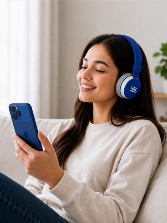 JBL 881A simsiz Bluetooth quloqchin, mikrofonli, bukiladigan dizayn
