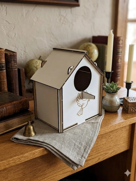 Деревянный домик для птиц – декоративный и функциональный birdhouse - 