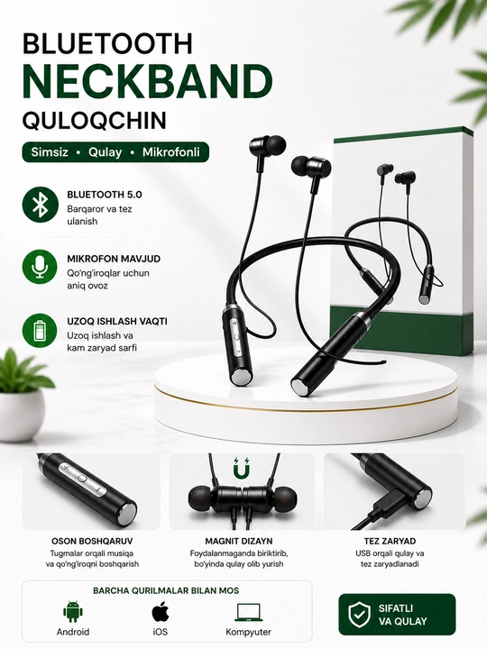 Simsiz Bluetooth quloqchinlar 