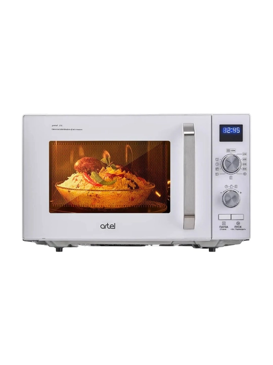 Микроволновая печь Artel MWD 0323 White, 23 л, 800 Вт, дисплей, быстрый старт - 