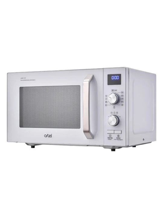 Микроволновая печь Artel MWD 0323 White, 23 л, 800 Вт, дисплей, быстрый старт