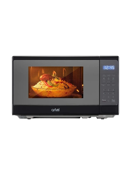 Микроволновая печь Artel EM720C2GV Black, 20 л, гриль, 700 Вт, механика, таймер - 