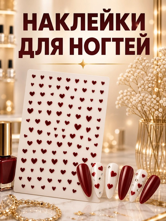 Наклейки для ногтей, дизайн для маникюра - 