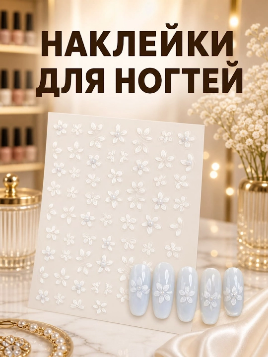 Наклейки для ногтей, дизайн для маникюра - 
