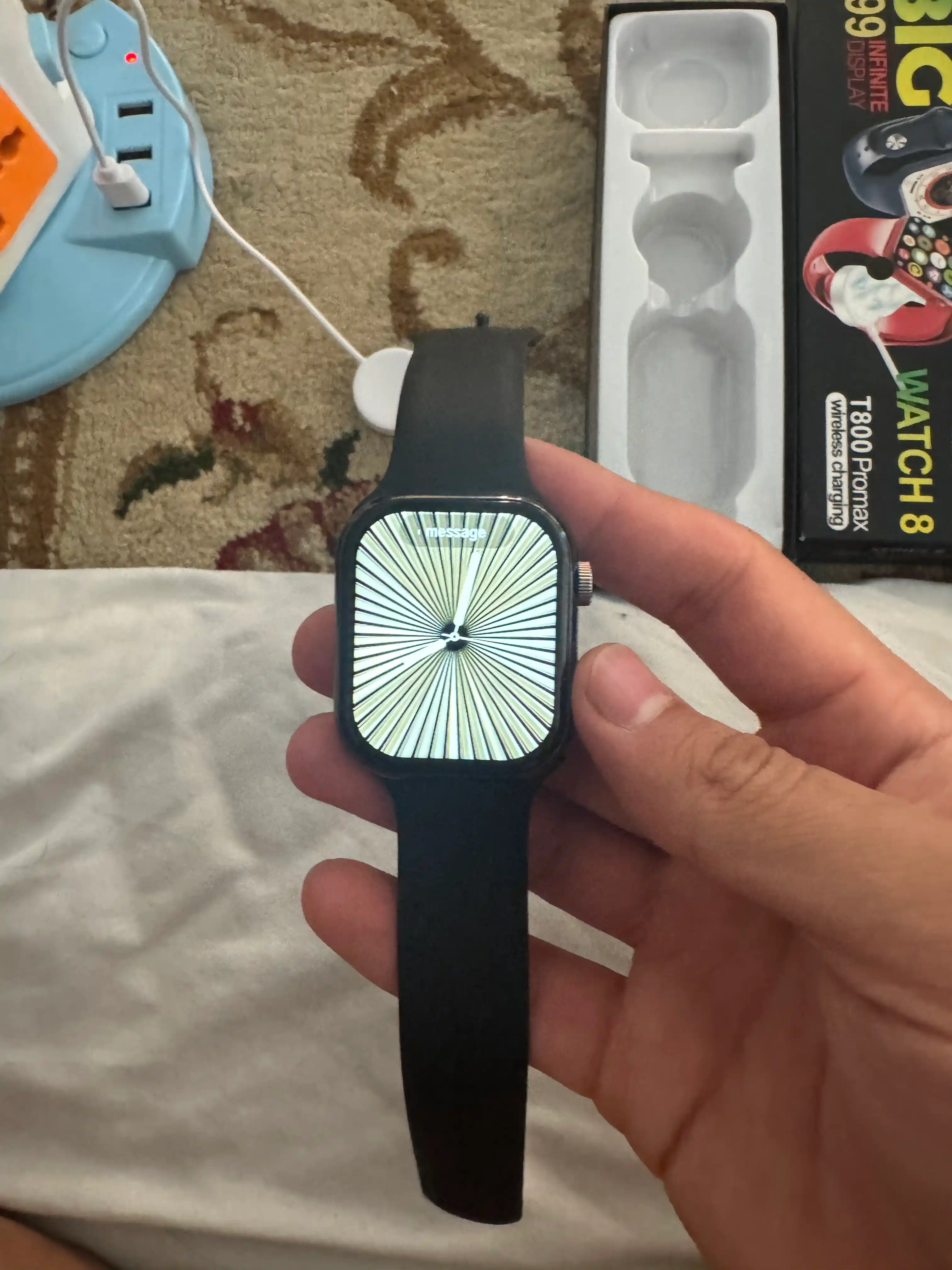 Aqlli soat Smart Watch BIG T800 Pro Max, Android va iOS uchun