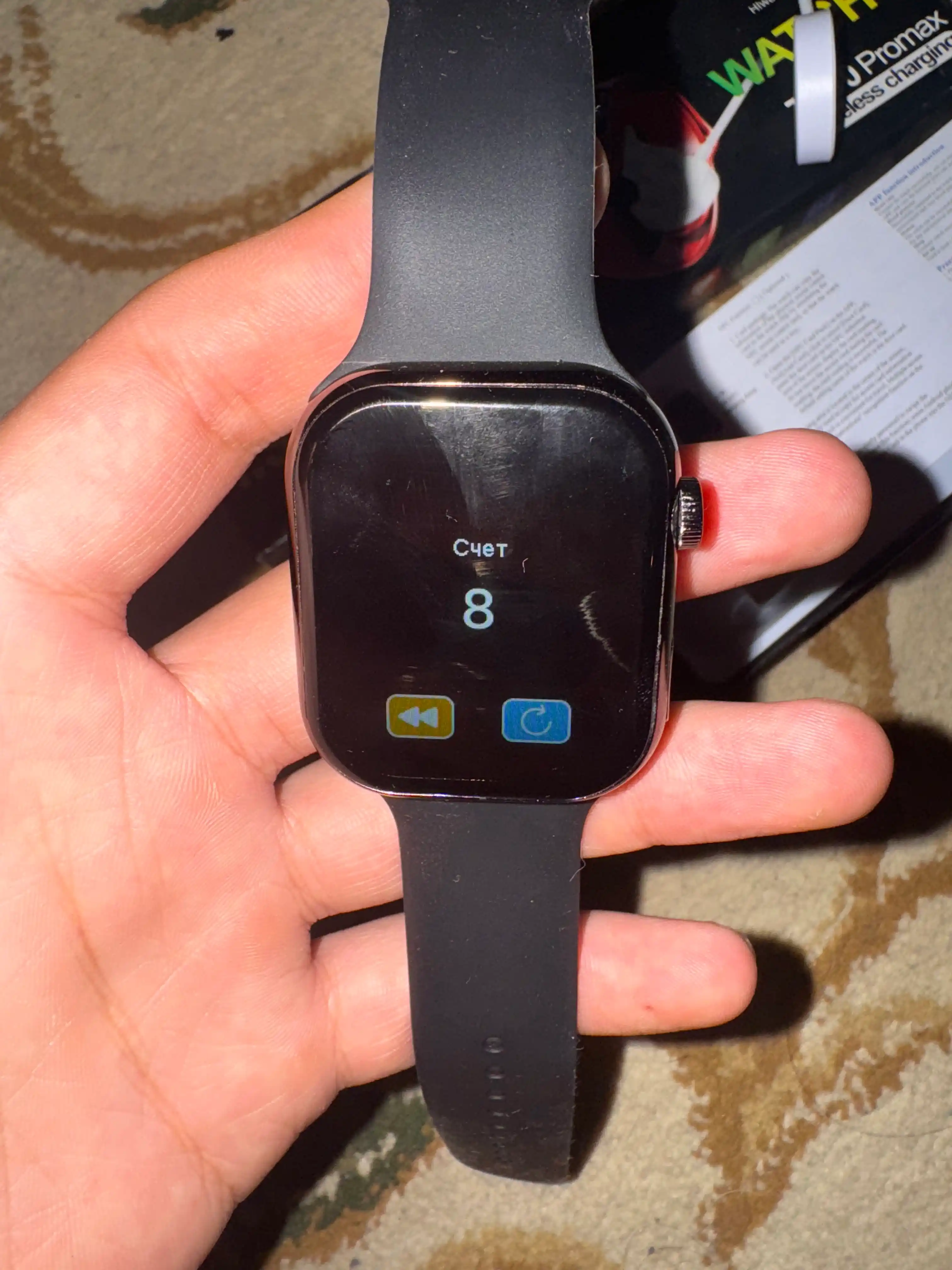 Aqlli soat Smart Watch BIG T800 Pro Max, Android va iOS uchun