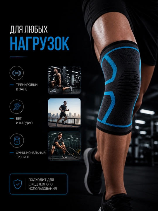 Nakolennik elastik, support, bandaj, tizzaning, siqilish stabilizatori
