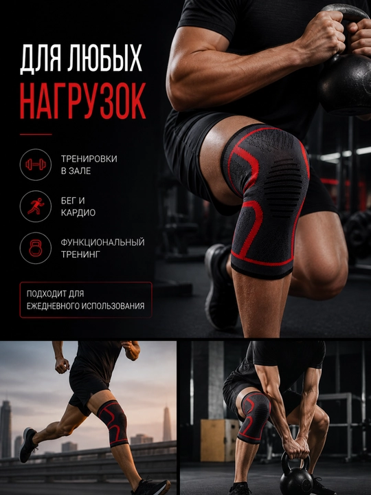Nakolennik elastik, support, bandaj, tizzaning, siqilish stabilizatori