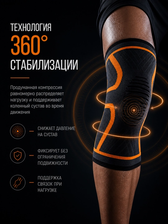 Nakolennik elastik, support, bandaj, tizzaning, siqilish stabilizatori