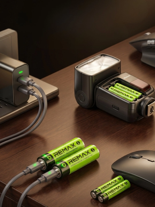 Перезаряжаемые батарейки AA и AAA Type-C – аккумуляторы с USB зарядкой, высокая ёмкость