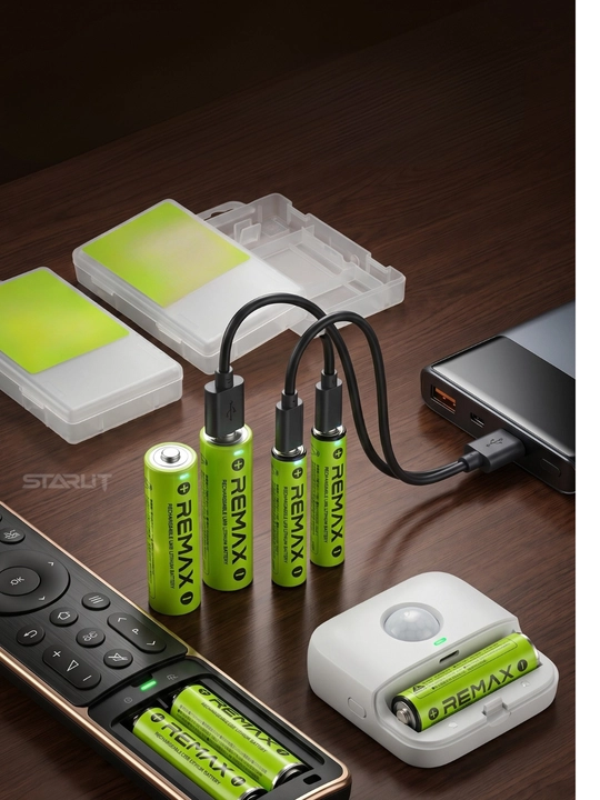 Перезаряжаемые батарейки AA и AAA Type-C – аккумуляторы с USB зарядкой, высокая ёмкость