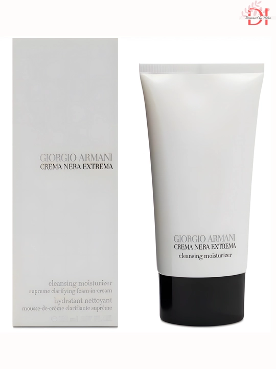 Очищение и увлажнение крем уход для лица Giorgio Armani Crema Nera, 150 мл