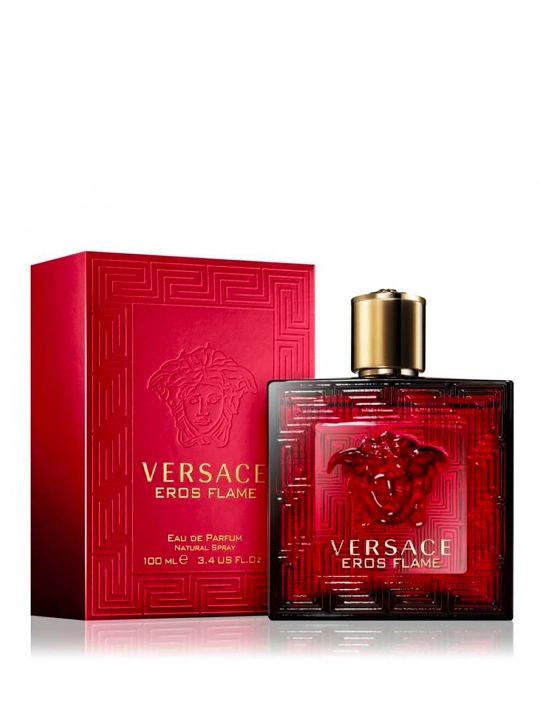 Versace Eros Flame EDP 100 мл, мужской парфюм, восточно‑свежий‑ароматический, Италия - 