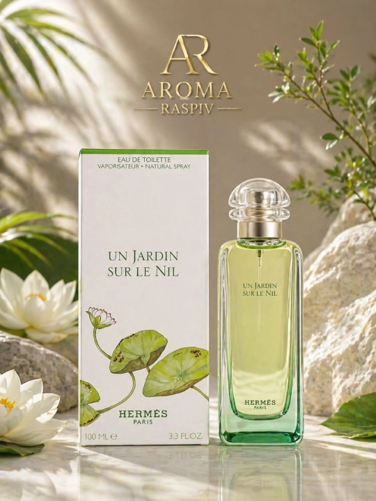 Ayollar va erkaklar uchun xushbo'ylangan suv, HERMES UN JARDIN SUR LE NIL 100 ml - 