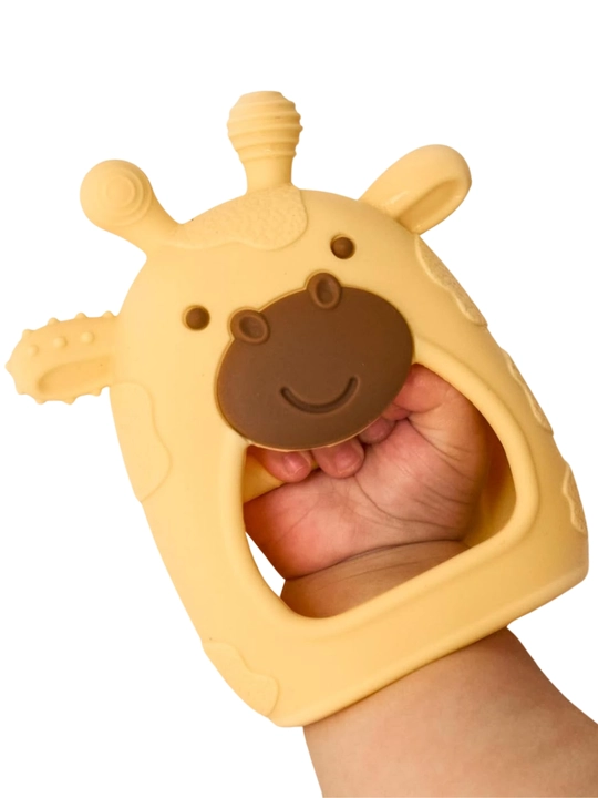 Momcozy silikon tish chiqargich bilaguzukli, 0–12 oy, 4 rang