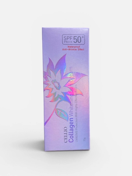 Солнцезащитный крем для лица Cellio Collagen Whitening Sun Cream