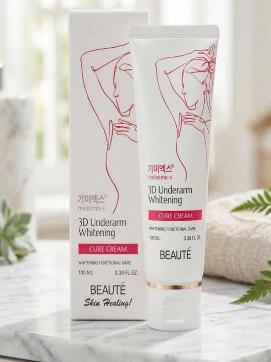 BEAUTE 3D Underarm Whitening Cream — осветляющий и увлажняющий крем для подмышек, 100 мл - 