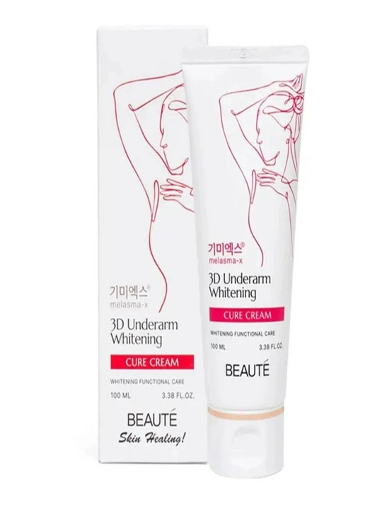 BEAUTE 3D Underarm Whitening Cream — осветляющий и увлажняющий крем для подмышек, 100 мл