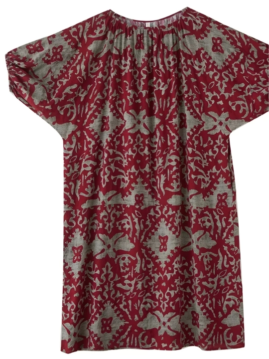 Ko‘ylak, erkin BOHO uslubidagi bichim, L, XL, XXL, XXXL o‘lchamlariga mos keladi