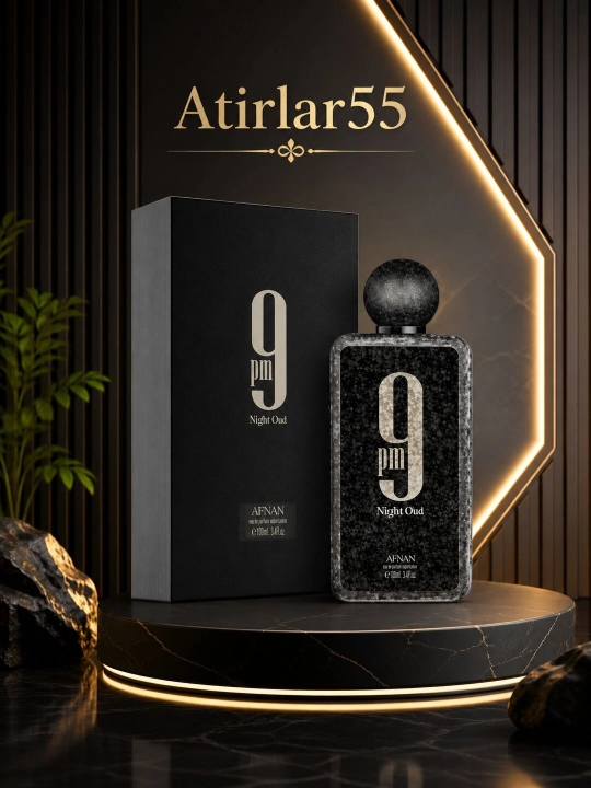 Erkaklar va ayollar uchun parfumlangan suv, Afnan Perfumes 9 PM Night Out, 100 ml - 