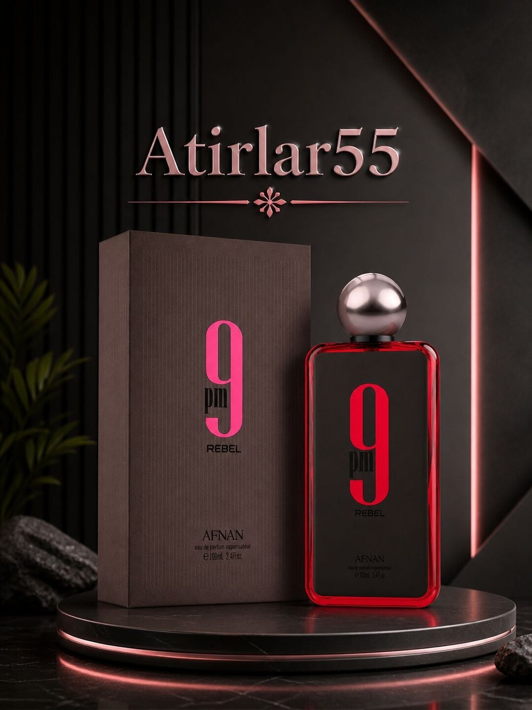Парфюмированная вода для мужчин, Afnan Perfumes 9 PM Rebel, 100 мл - 