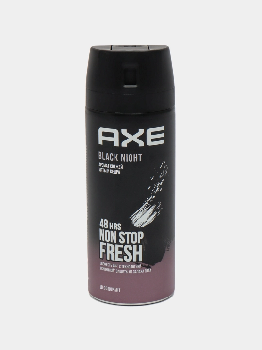 Erkaklar dezodorant-spreyi AXE, 150 ml: hidga qarshi 48 soat himoya