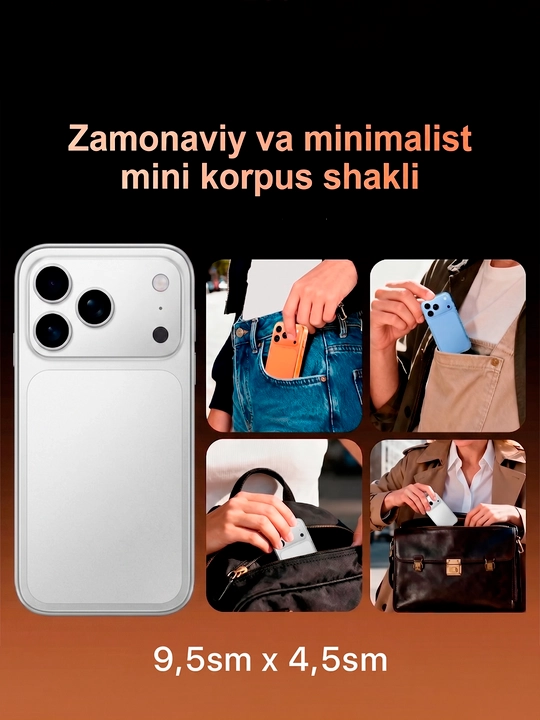 Sensorli smartfon, 4,5 dyumli ekran, kichik bolalar uchun mini-telefon, Android 2/16 GB