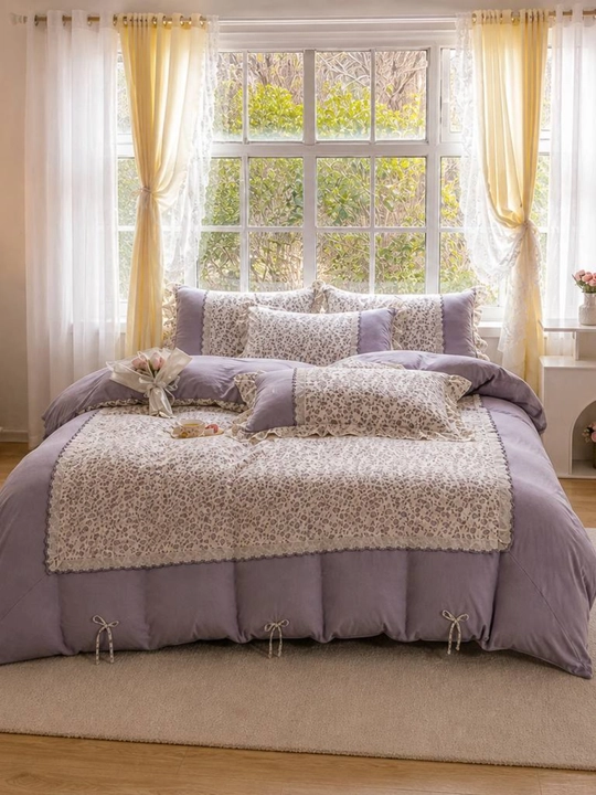 2kishilik choyshab to‘plami(100%paxta satin)yuqori postel komplekti, satin choyshab