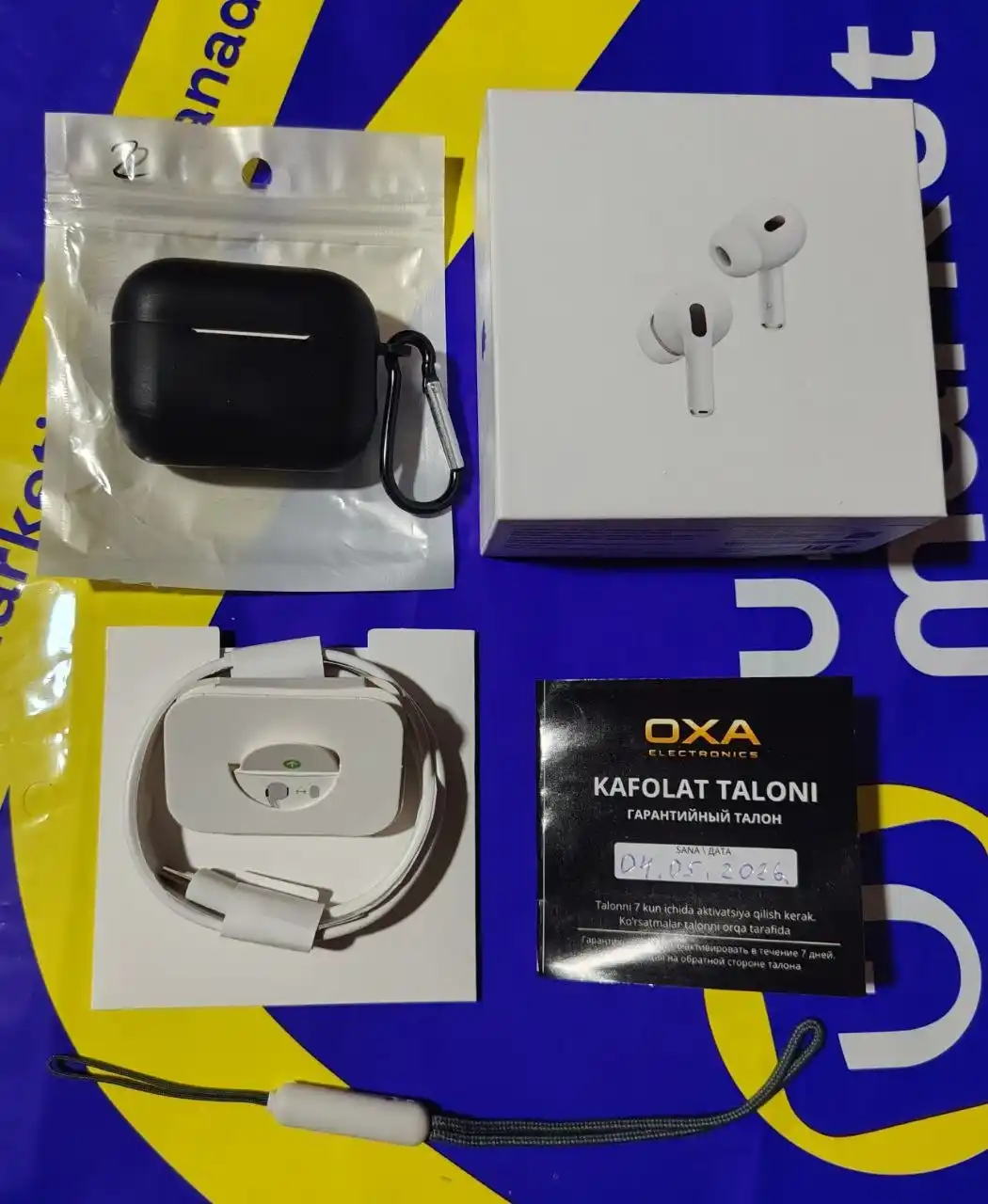 IPhone va Android uchun Bluetooth sensorli Pods Pro 2 simsiz quloqchinlari