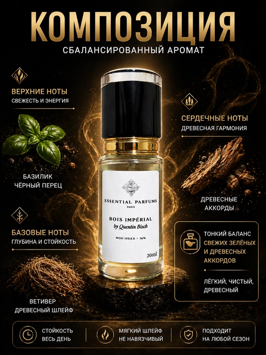 Парфюм Ganymede Aventus black Afgano Bois imperial
