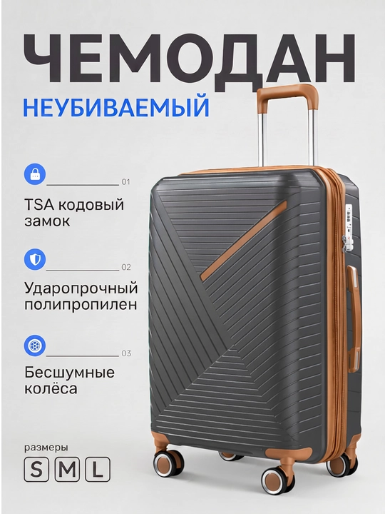 Прочные чемоданы для путешествий GoSafar