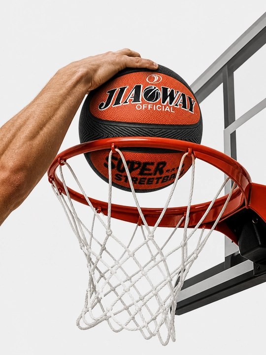 Basketbol to'pi 7-o'lchamli, rezina, professional, ochiq havoda va bino ichida foydalanish uchun, sport