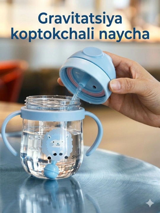 Chaqaloqlar uchun qulay va xavfsiz oziqlantirish butilkasi