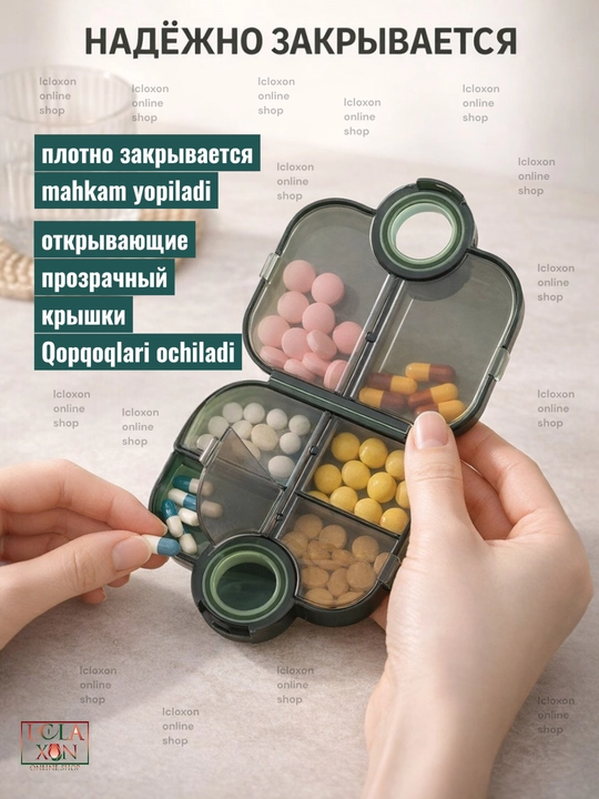 Таблетница, контейнер для лекарств и витаминов