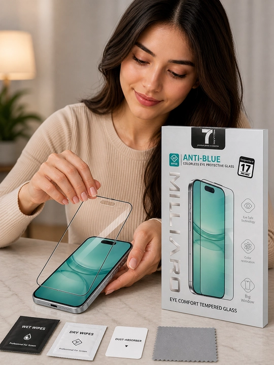 IPhone 17 Pro / 16 Pro / 17 Pro Max / Air / 16 Pro max/ 15 uchun himoya oynasi, 7 Milliard