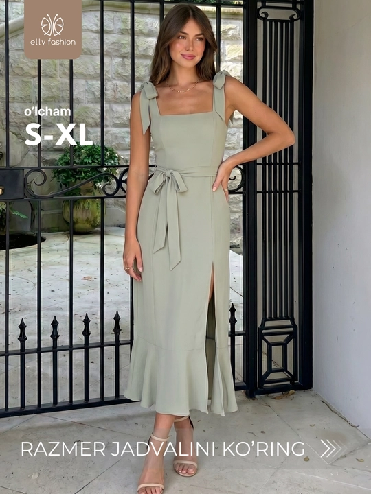 Yozgi sarafan, ayollar bayramona ko’ylagi — EllyFashion - 