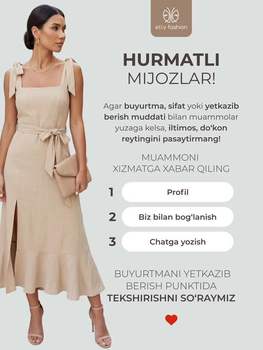 Yozgi sarafan, ayollar bayramona ko’ylagi — EllyFashion