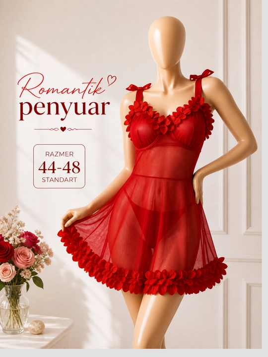 Ayollar uchun penyuar seksualniy, penuarlar, pinuar tungi kiyim - 
