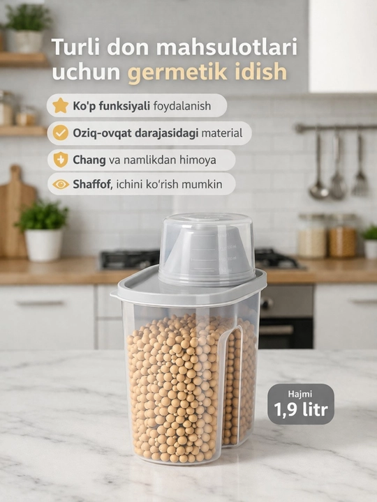 Oziq ovqat konteyneri 1.9L - 